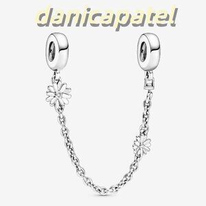 Pandora Daisy Flower Safety Chain Charm
